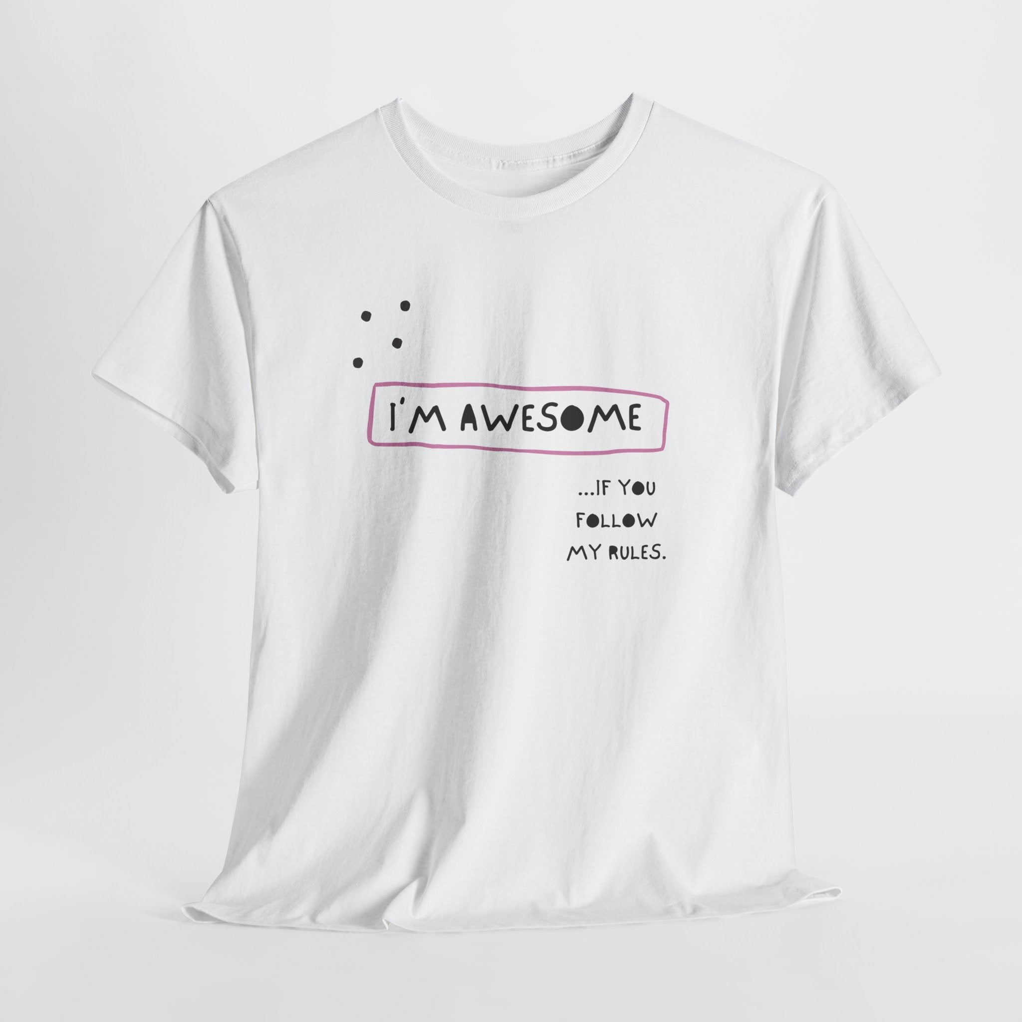 I am Awesome if You Follow My Rules Tee