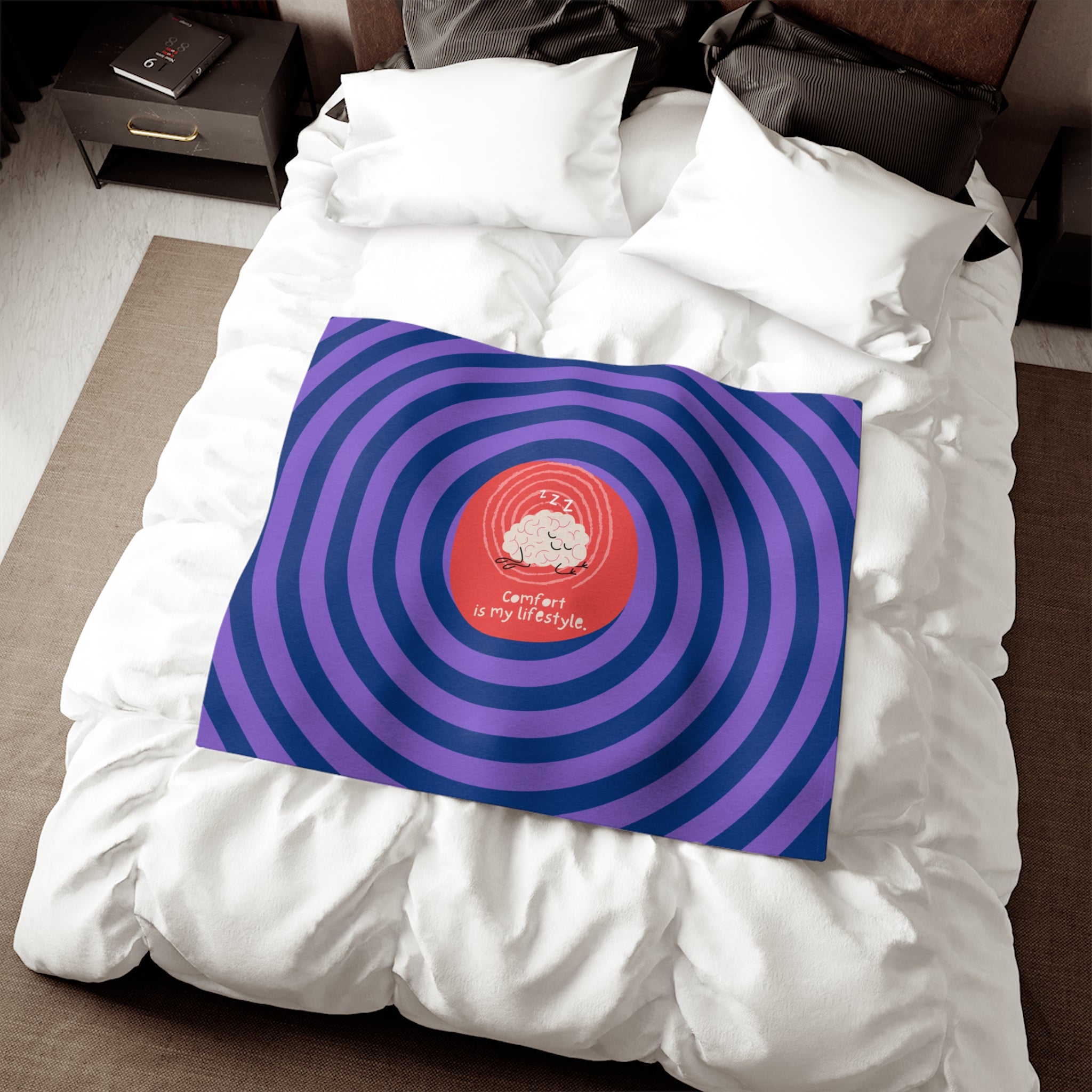 Cozy Sweatshirt Blanket - "Comfort is My Lifestyle"