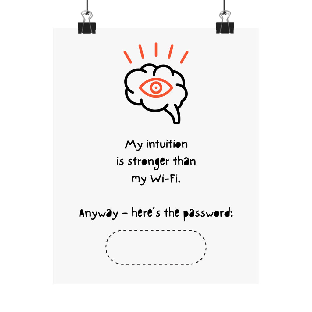 Intuition Wi-Fi Password Poster