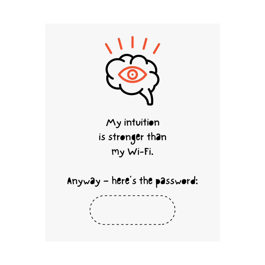 Intuition Wi-Fi Password Poster
